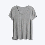 Stud scoop neck tee
