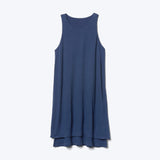 A-line layered tank dress