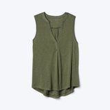 Drapey split-neck tank
