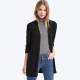 Cozy modal open-front cardigan