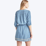Tencel embroidered dress