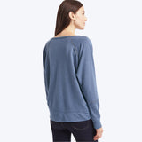 Slouchy pullover sweatshirt