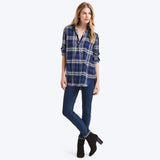 Soft plaid tunic