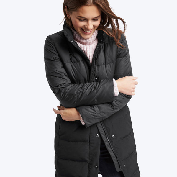 Long down puffer coat