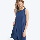 A-line layered tank dress