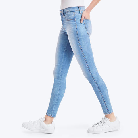 High Stretch Legging Jeans Gray Denim